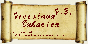 Višeslava Bukarica vizit kartica